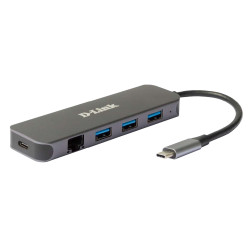 5-in-1 USB-C Hub with Gigabit Ethernet