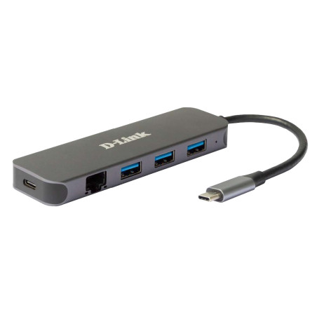 5-in-1 USB-C Hub with Gigabit Ethernet