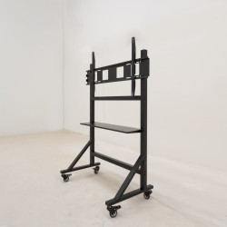 Soporte de Suelo Ajustable con Ruedas TooQ FS20105M-B para T | APLIUM