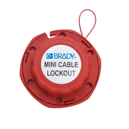 Mini Cable Lockout with steel