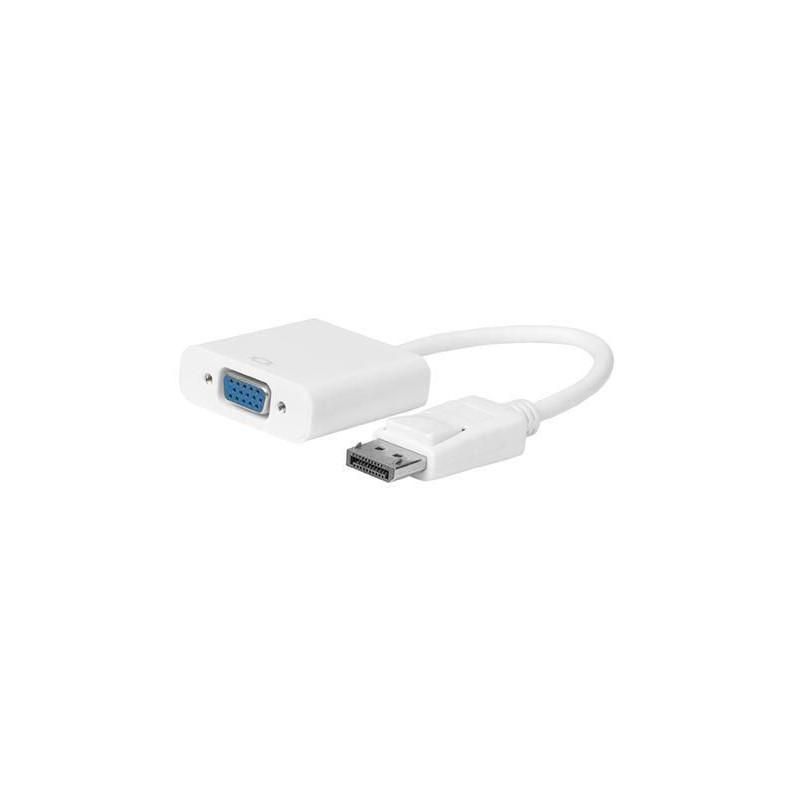 Displayport-VGA M-F, 15cm