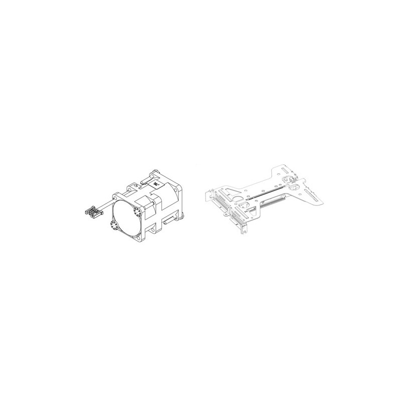 Riser Config 2 Butterfly Gen4 Riser x8