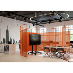 Vogels Rise 5108 Motorized Display Lift Floor Stand 80 Black | APLIUM