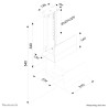 CPU/PC HOLDER.PC H:39-54.W:13-2 Black | APLIUM