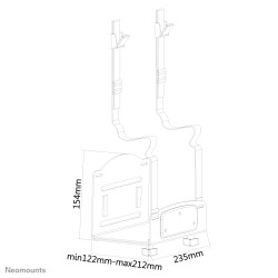 CPU Holder Wall Mount 12-21CM Depth 12-21CM | APLIUM