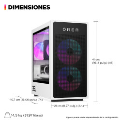 PC Gaming HP Omen GT16-0118NS Intel Core 5-225F/ 32GB/ 1TB S | APLIUM