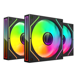 Pack 3 Ventiladores Mars Gaming MF-3DPROKIT/ 12cm + HUB + Ma | APLIUM
