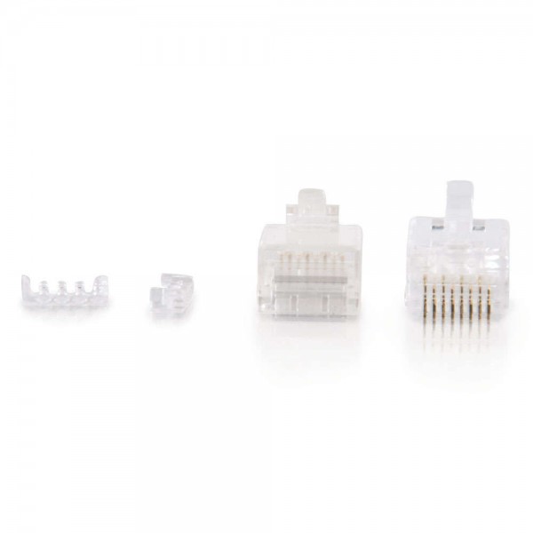 C2G 88125, RJ-45, Blanco, Policarbonato, Oro, 154 g, 100 pieza(s)