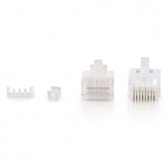 C2G 88125, RJ-45, Blanco, Policarbonato, Oro, 154 g, 100 pieza(s)