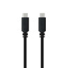 Nanocable Cable USB 2.0 3A, tipo USB-C/M-USB-C/M, Negro, 1.5 | APLIUM