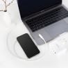 Nanocable Cable USB 2.0 3A, tipo USB-C/M-USB-C/M, Blanco, 1 | APLIUM