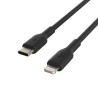 Belkin CAA003BT1MBK cable de conector Lightning 1 m Negro | APLIUM