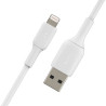 Belkin CAA001BT3MWH cable de conector Lightning 3 m Blanco | APLIUM