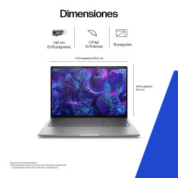 Portátil Workstation HP ZBook 8 G1i Intel Core Ultra 9-285H/ | APLIUM