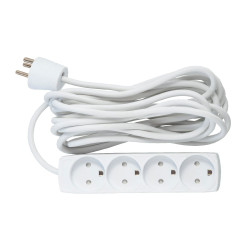 4-way Danish Power Strip 5m