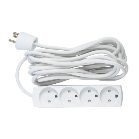 4-way Danish Power Strip 5m