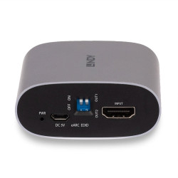 Lindy 38368 - 4K60 HDMI eARC Extractor | APLIUM