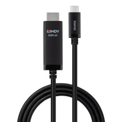 Lindy 43433 - 1m USB Type C to HDMI 8K60 | APLIUM