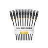 StarTech.com N6PAT50CMBKS10PK - Paquete 10 Cables Delgados | APLIUM