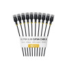 Paquete De 10 Cables De Red CAT6A Ultra Fino 15CM - Negro | APLIUM