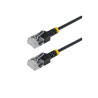 Paquete De 10 Cables De Red CAT6A Ultra Fino 15CM - Negro | APLIUM