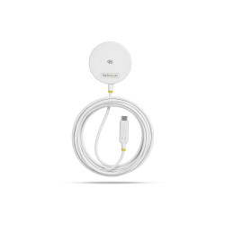 Base De Carga Inalambrica Magnetica QI2.2 De 25W Blanca | APLIUM