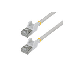 Cable Ethernet CAT6A Ftp Ultra Fino Blanco 1.5M Antienganche | APLIUM