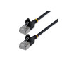 Cable Ethernet CAT6A Ftp Ultra Fino Negro 1.5M Antienganche | APLIUM