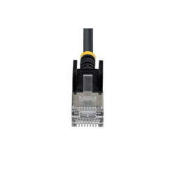 Cable Ethernet CAT6A Ftp Ultra Fino Negro 1.5M Antienganche | APLIUM