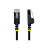 Cable Ethernet CAT6A Ftp Ultra Fino Negro 1.5M Antienganche | APLIUM