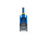 Cable Ethernet CAT6A Ultrafino Azul 15CM - Paquete De 10 | APLIUM