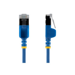 Cable Ethernet CAT6A Ultrafino Azul 15CM - Paquete De 10 | APLIUM