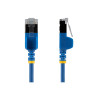 Cable Ethernet CAT6A Ultrafino Azul 15CM - Paquete De 10 | APLIUM