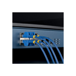 Cable Ethernet CAT6A Ultrafino Azul 15CM - Paquete De 10 | APLIUM