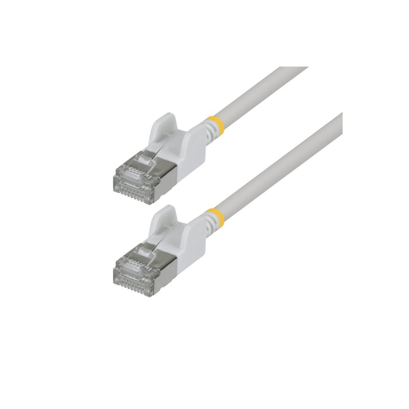 Cable Ethernet CAT6A Ftp Ultra Fino Blanco 3M Antienganche | APLIUM