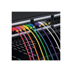 Paquete De 10 Cables Delgados CAT6 Snagless 50CM Lszh Azul | APLIUM