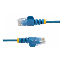 Paquete De 10 Cables Delgados CAT6 Snagless 25CM Lszh Azul | APLIUM