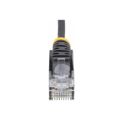 Paquete 10 Cables Delgados CAT6 Snagless 25CM Lszh Negro | APLIUM