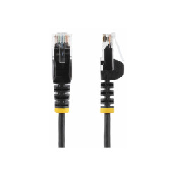 Paquete 10 Cables Delgados CAT6 Snagless 25CM Lszh Negro | APLIUM