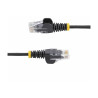 Paquete 10 Cables Delgados CAT6 Snagless 25CM Lszh Negro | APLIUM