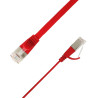 Flat U/FTP Cat6A Red 4.5m AWG | APLIUM