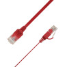 Flat U/UTP Cat6A Red 0.75m | APLIUM