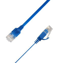 Flat U/UTP Cat6A Yellow 4.5m | APLIUM
