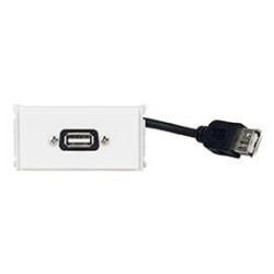 Outlet Panel USB 2.0 (A-A) | APLIUM