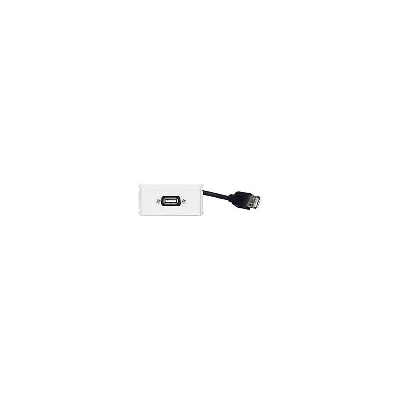 Outlet Panel USB 2.0 (A-A) | APLIUM