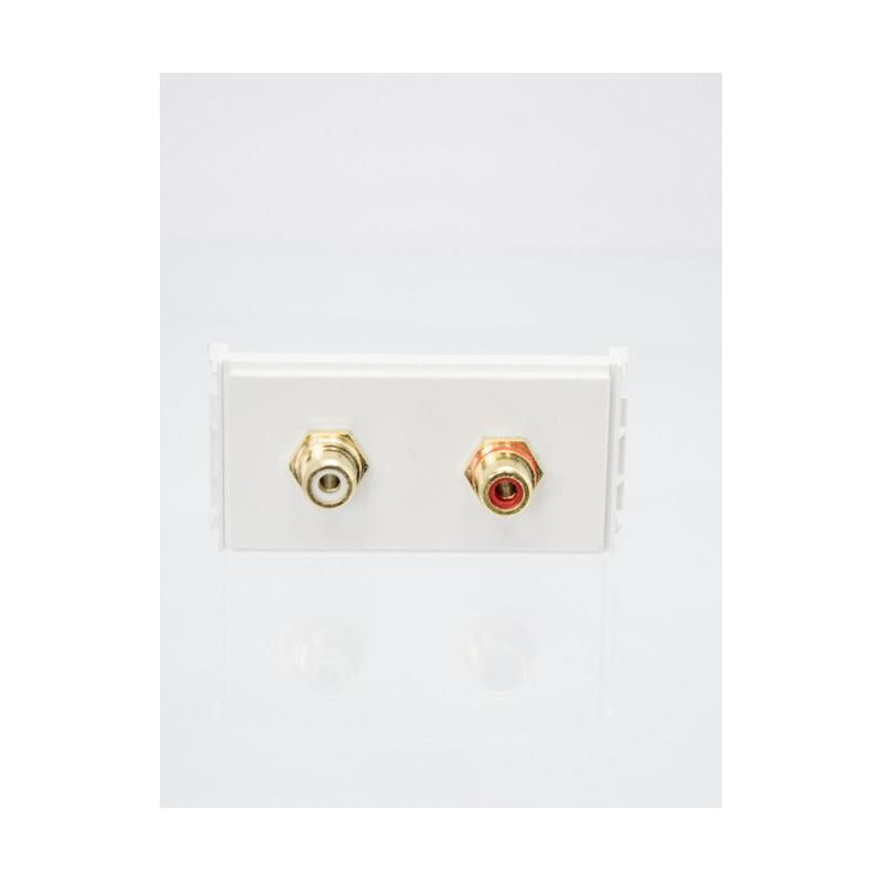 Outlet Panel 2xRCA Audio | APLIUM