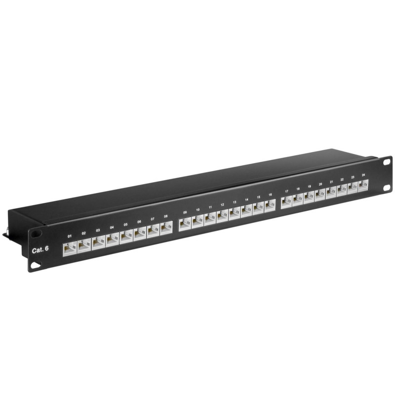 CAT6 24 port 19" Patch Panel, | APLIUM