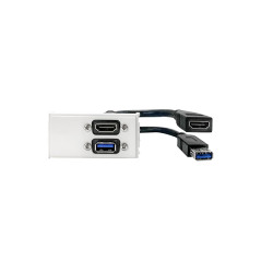 Outlet Panel HDMI 2.0 + USB3.0 | APLIUM