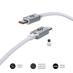 SUBBLIM CABLE OPTIMUS 60W C-C 1m WHITE | APLIUM