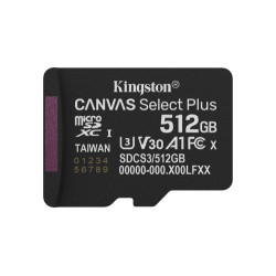 Kingston Technology 512GB microSDXC Canvas Select Plus Gen3 | APLIUM